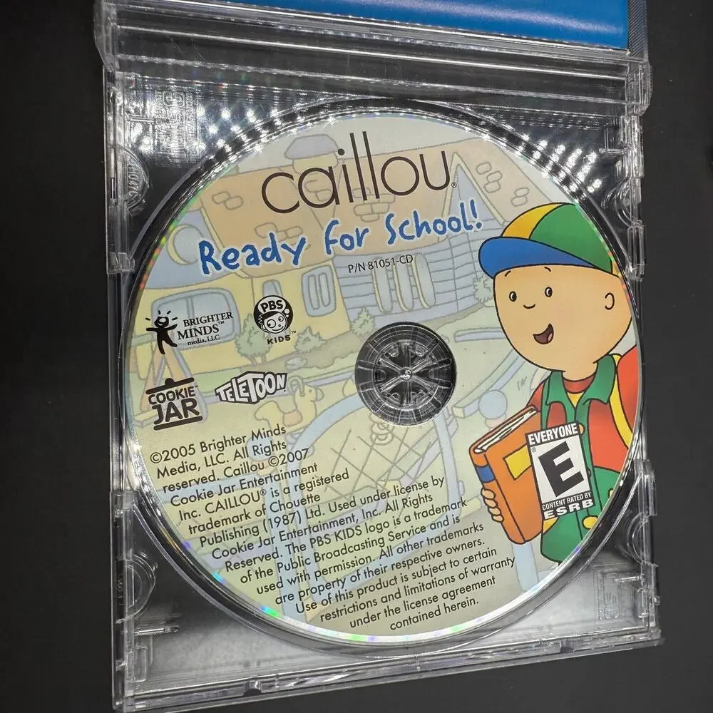 PC Interactive Activities Lot of 2 Caillou & Disney Print Creations